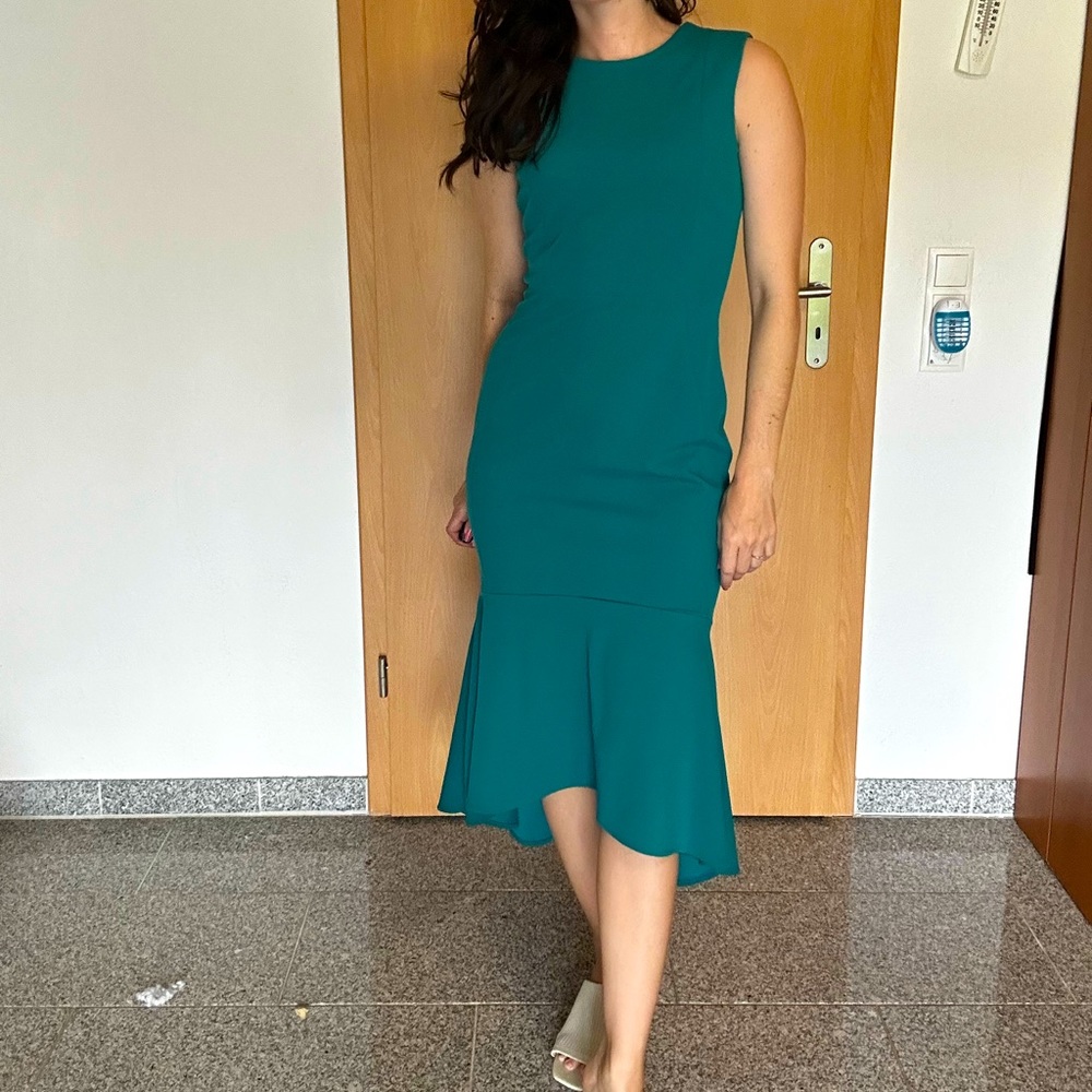 Teal Calvin Klein dress